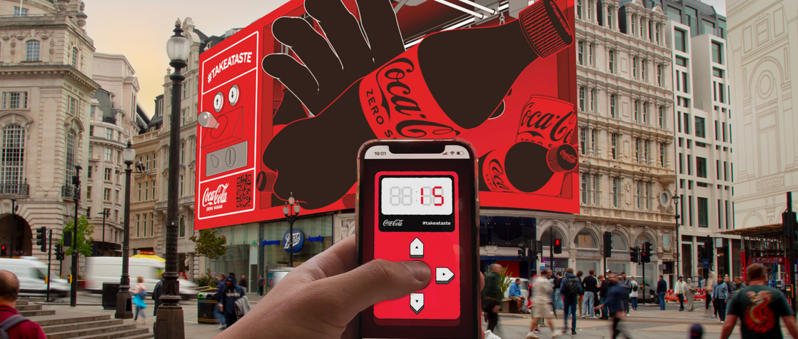 coca cola AR campaign